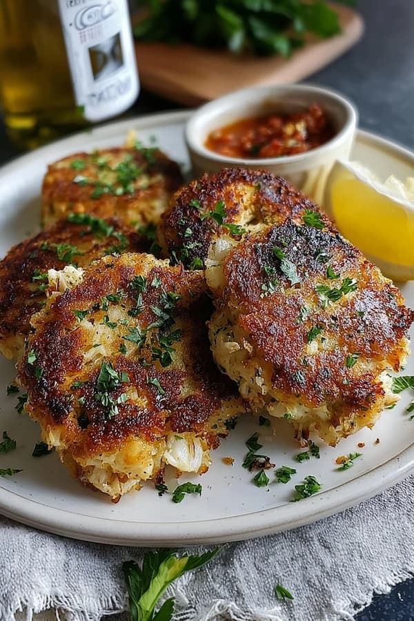 lions mane crab cakes