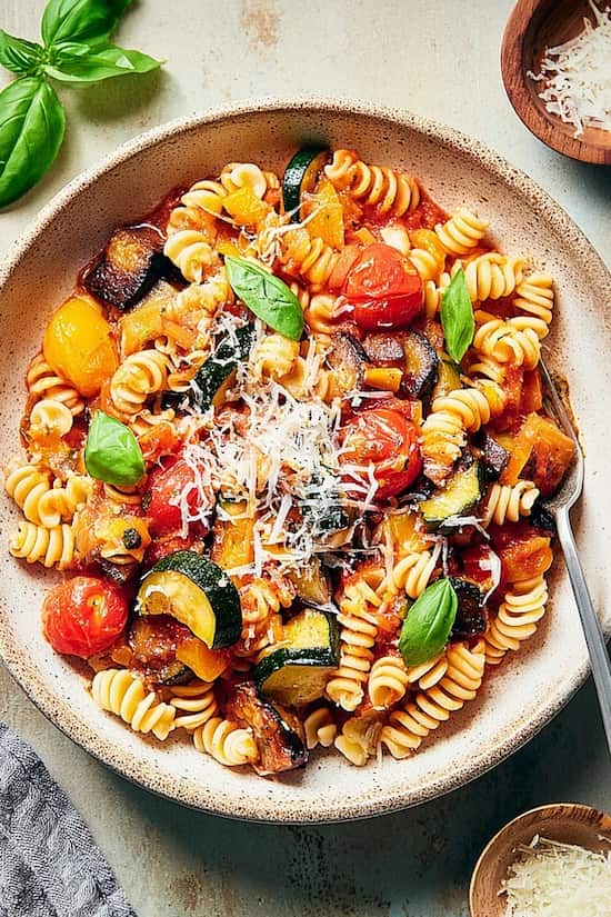 Ratatouille Pasta recipe
