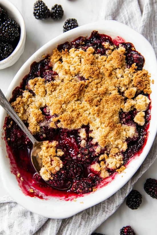 blackberry cobbler