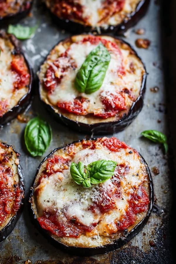 mini eggplant pizzas recipe