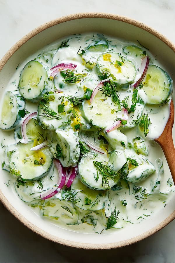 cucumber yogurt salad recipe