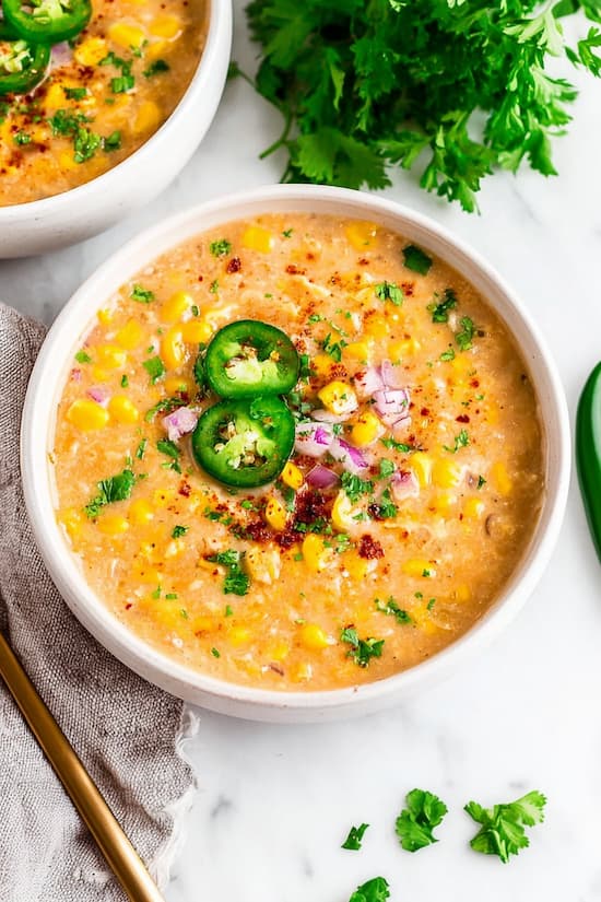 summer corn soup
