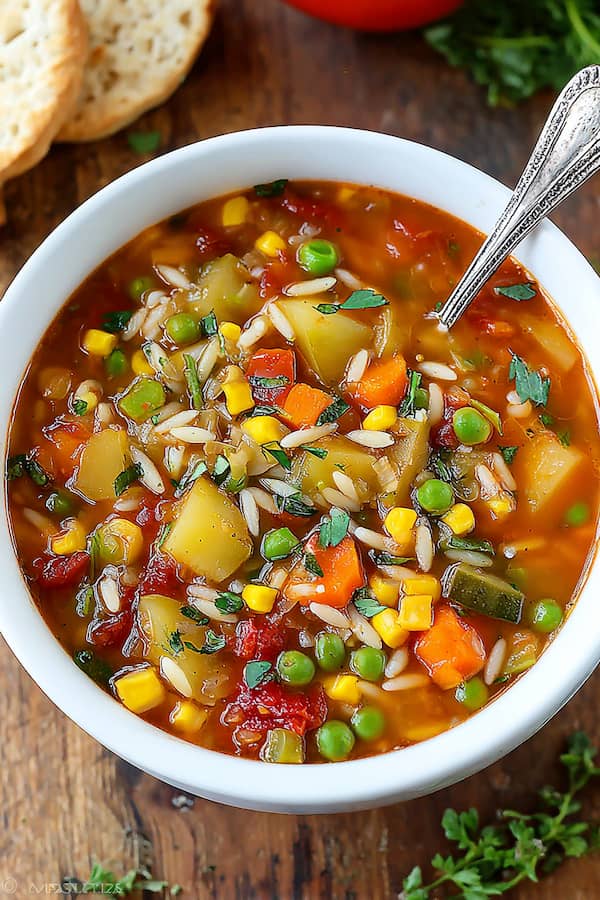 vegetable orzo soup