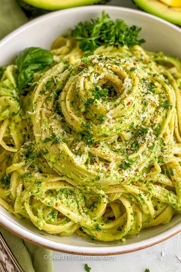 avocado pasta recipe