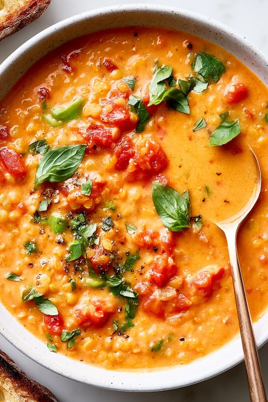 lentil tomato soup recipe