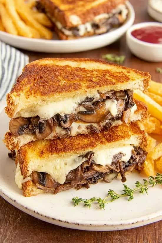 mushroom patty melt