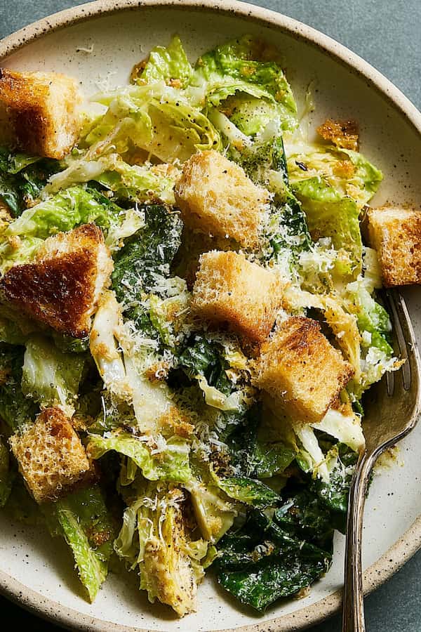 cabbage caesar salad