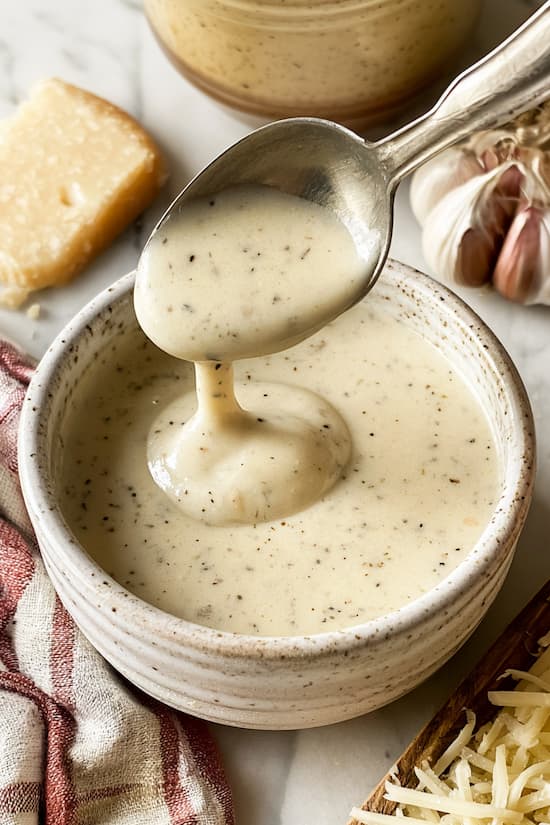 parmesan garlic sauce recipe