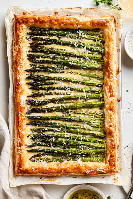 asparagus parmesan tart recipe