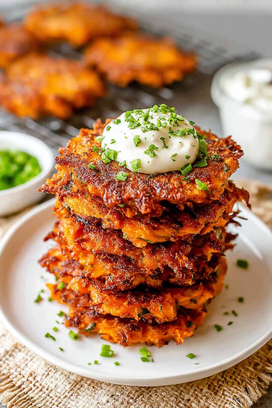 sweet potato fritters