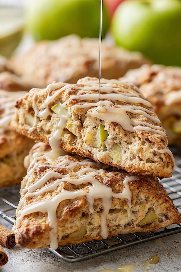 apple cinnamon scones