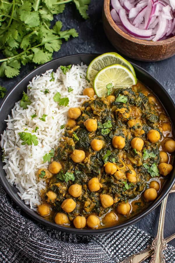 chana saag